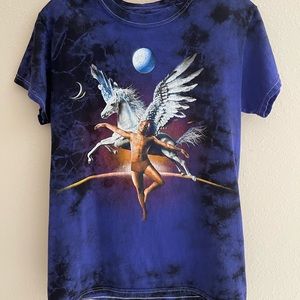 Trippie Redd Purple Tie Dye T-shirt - Mens